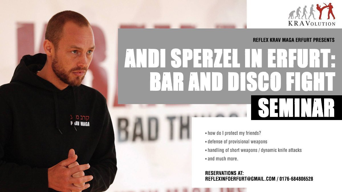 Bar- / Disco Fighting Seminar with KRAVolution World Instructor Andi Sperzel